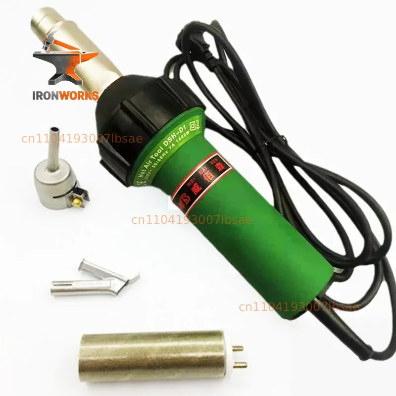 2000W Plastic Welder Hot Air Torch Plastic Welding Gun Welder Pistol PE PVC Plastic Repairing Tool Kit with Nozzles Roller