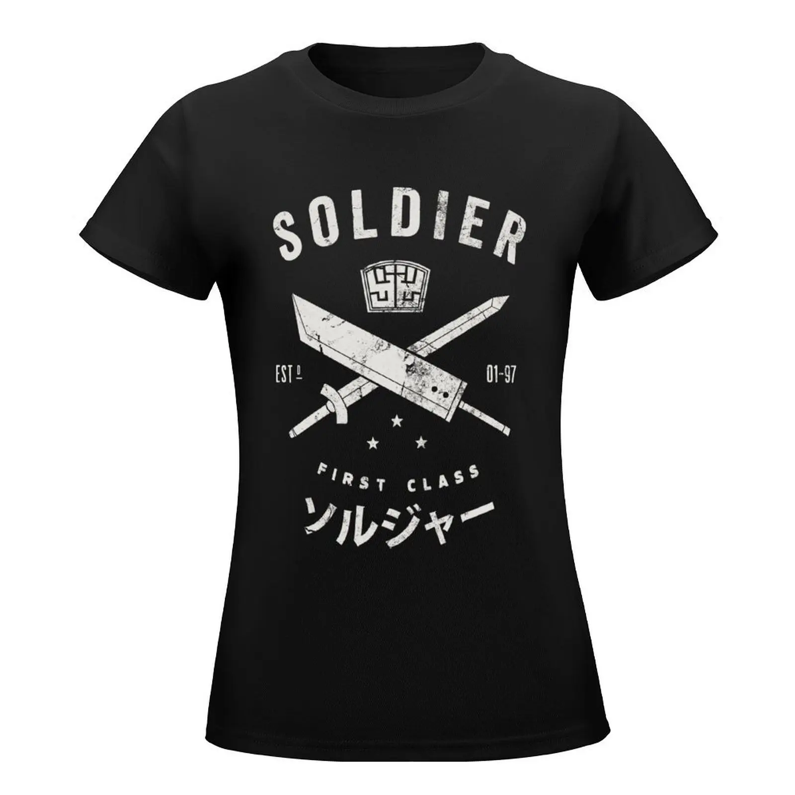 SOLDIER Essential T-Shirt summer clothes blanks cute tops quick drying tops Women