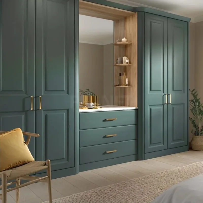 Clothes Wardrobe Black Color Fashion Design Royal Sliding Door Cabinets For Bedroom Furniture Penderie