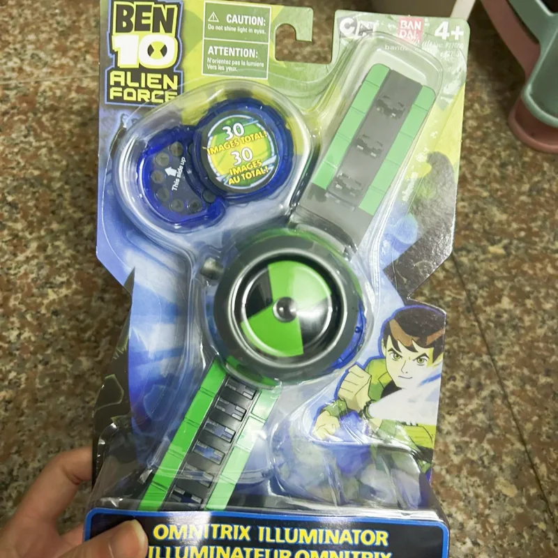 Ben10 Omnitrix Action Figure Watch Children's Toy Watch with Ben 10 Theme Clock And Action Figure Collectible for Kids' Gifts