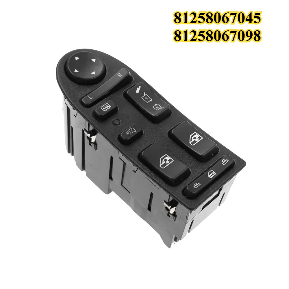

81258067045 81258067098 81259356749 81258067017 Front Left Drive Side Master Power Window Switch For MAN TGA/TGL/TGM/TGS/TGX