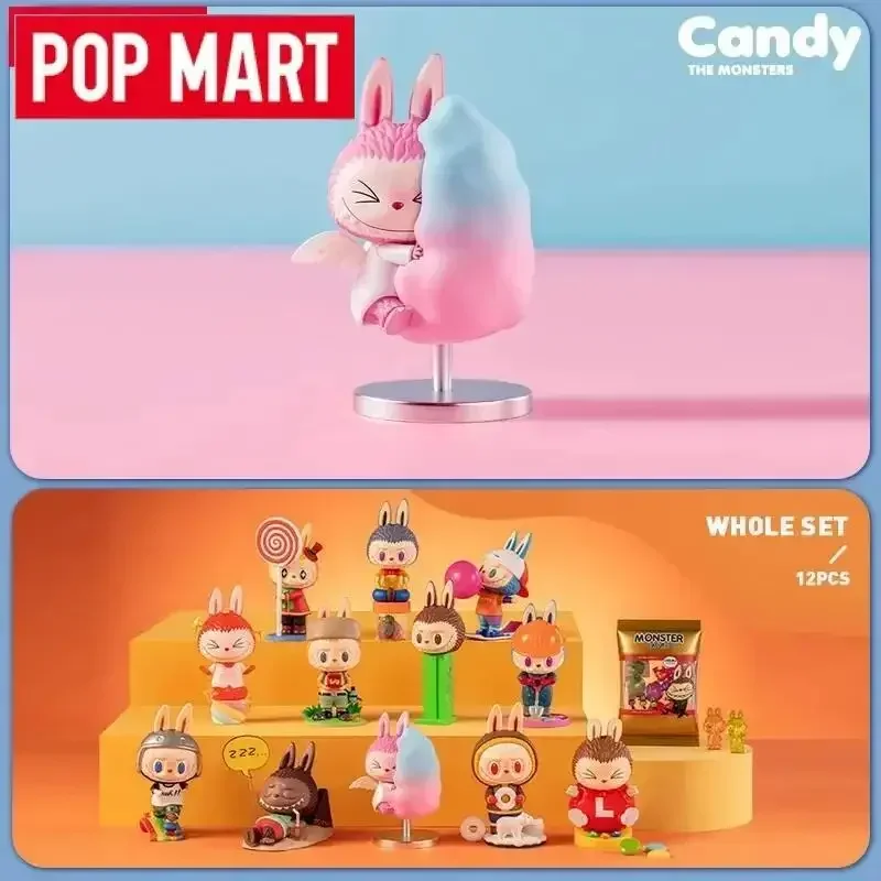 

POP MART Labubu Monsters Candy Series слепая коробка-загадка аниме-фигурка кукла милая настольная игрушка сумка для догадок