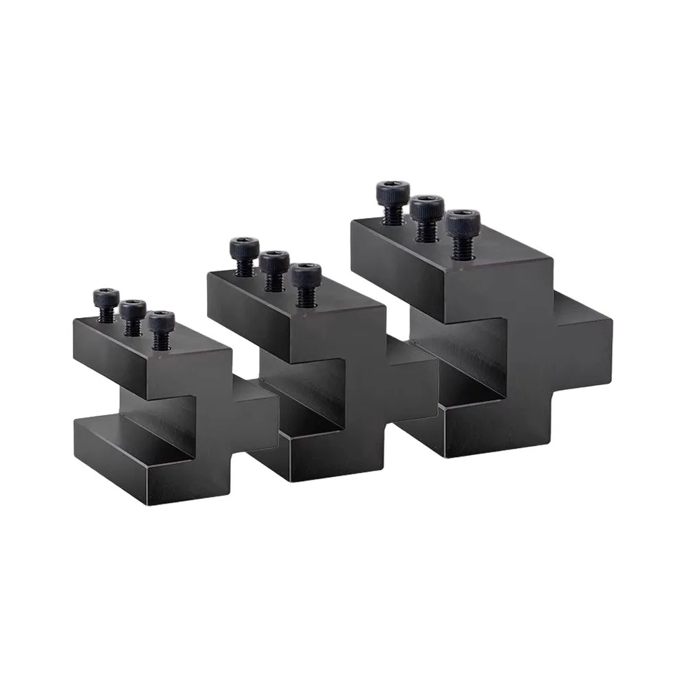 For CNC For Lathe Station Auxiliary Extension Bracket for Inner Diameter Tools Metal Construction Black Finish
