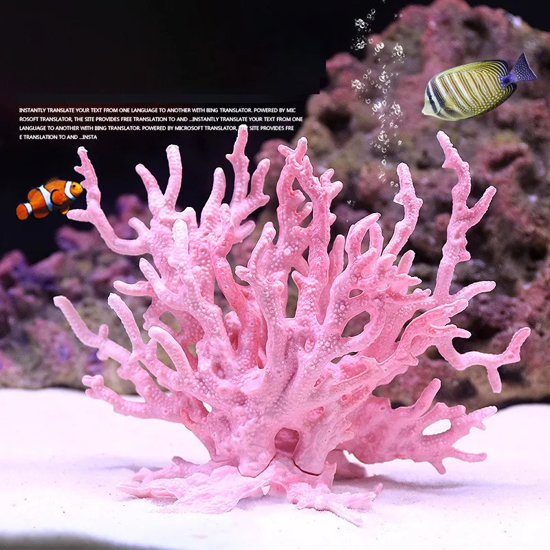 

Coral Aquarium Decoration Coral Water Plant Resin Fake Coral Aquarium Decorations Fish Tanks and Aquariums Decoration