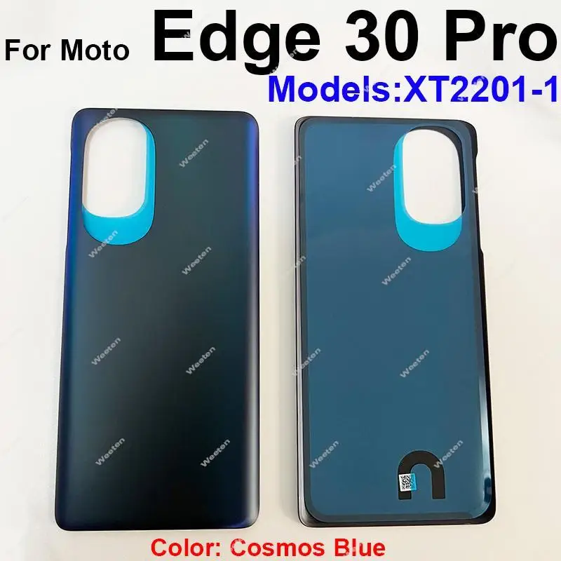 For Motorola MOTO Edge 30 Edge 30 Pro XT2201-1 Back Battery Door Housing Cover Rear Cover Back Battery Case Replacement Parts