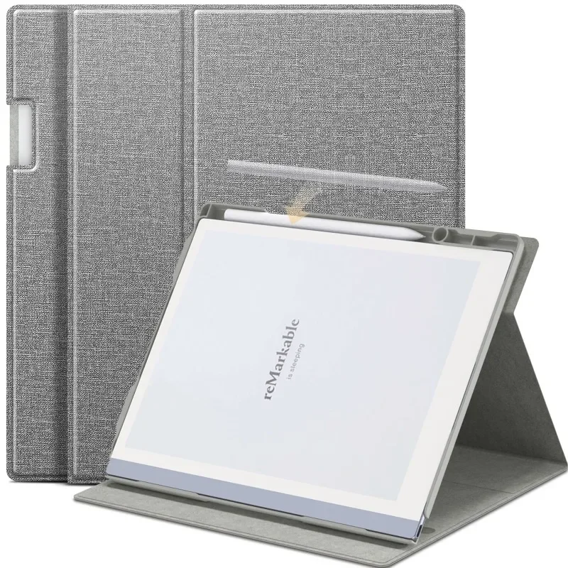 Imagem -01 - para Notável Papel Pro 2024 Case 11.8 Ebook 360 Graus de Rotação Dobrável Suporte Funda Fina Capa de Negócios com Slot para Lápis para notavel papel pro 2024 case 118 ebook 360 graus de rotacao dobravel suporte funda fina capa de negocios com slot para lapis 01