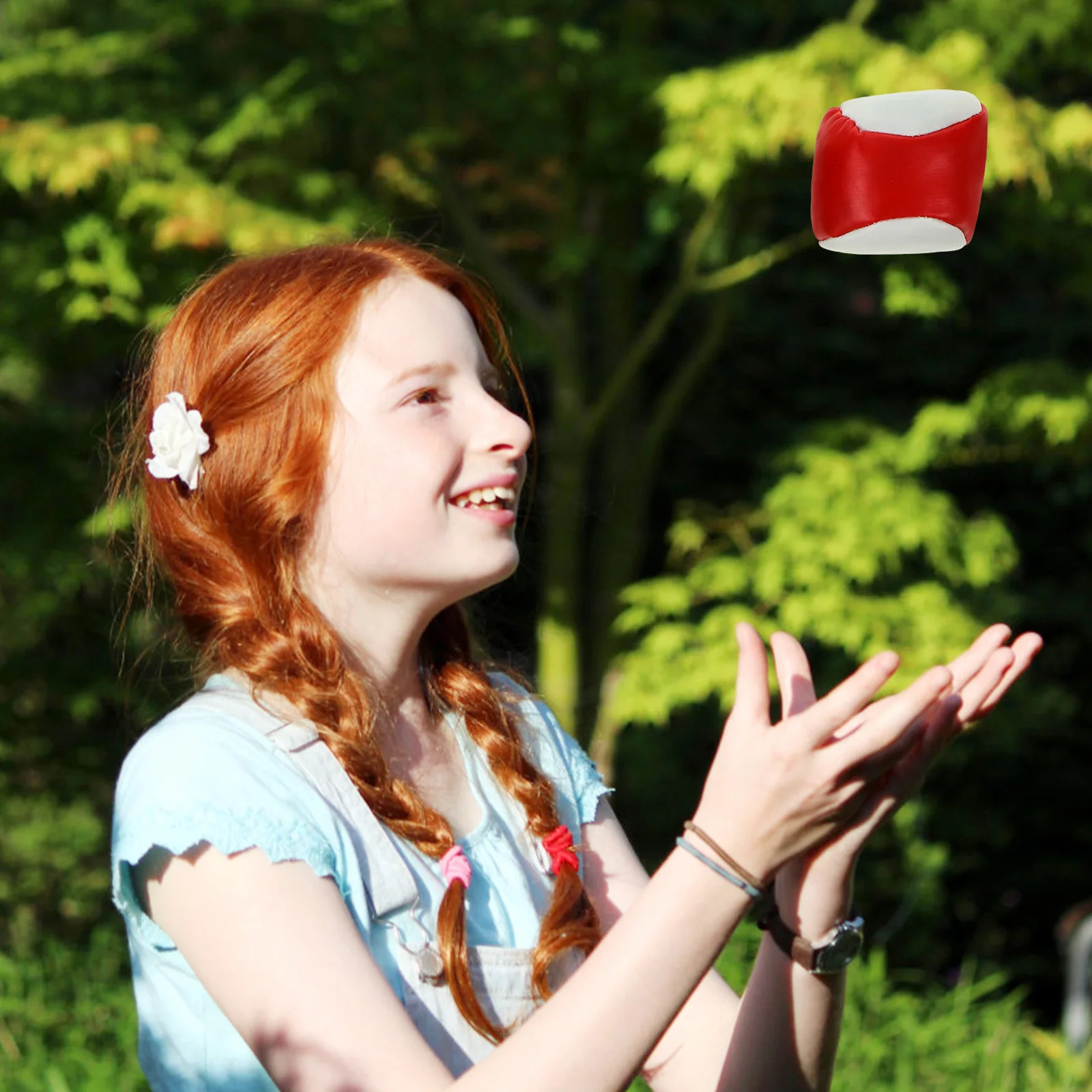 10 pièces sacs de haricots lancer Mini Cornhole sacs ensemble sûr PVC souple pour intérieur extérieur famille salle de classe lancer jeux sac de sable lancer jouet