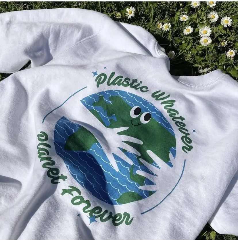 Earth Hand Short Sleeve T-Shirt Couple Unique Design Summer  Healing Slogan Cotton Skin-friendly Breathable Men Women Un...