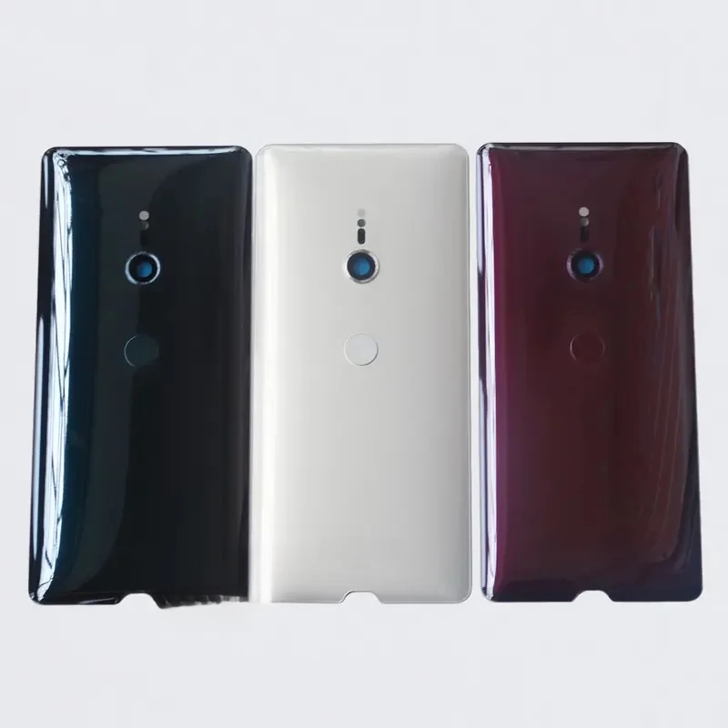 

Glass Back Battery Cover For Sony Xperia XZ3 H9436 H8416 Rear Housing Case Camera Lens Fingerprint Flash
