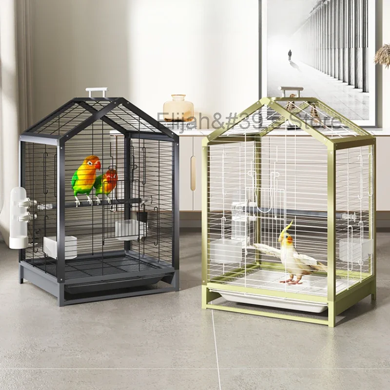 

Canary Breeding Toys Bird Cage Large Villa Pigeon Carrier Bird Cage Courtyard Habitat Oiseaux Accessoires Pet Products RR50BC