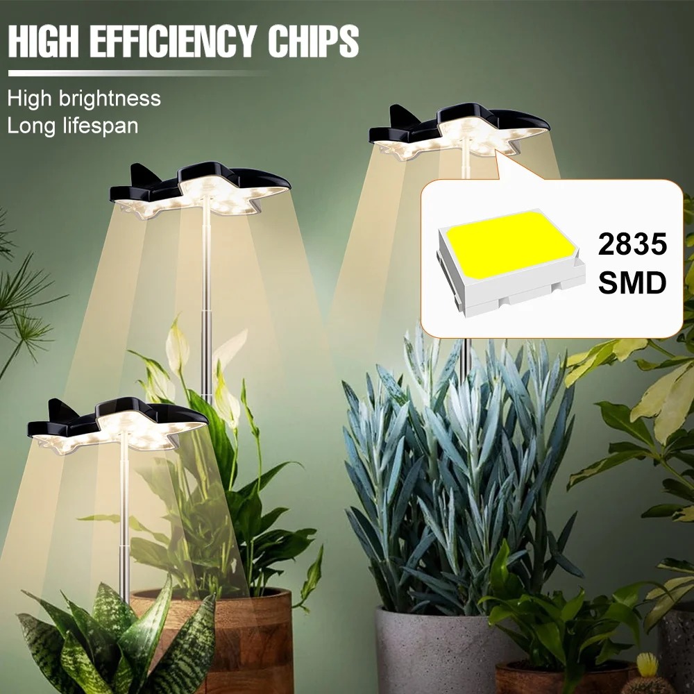 Full Spectrum Plant Grow Light LED Indoor Seedings Fill Lamp 5V Greenhouse Tent Succulent Potted Hydroponic Cultivation Lighing