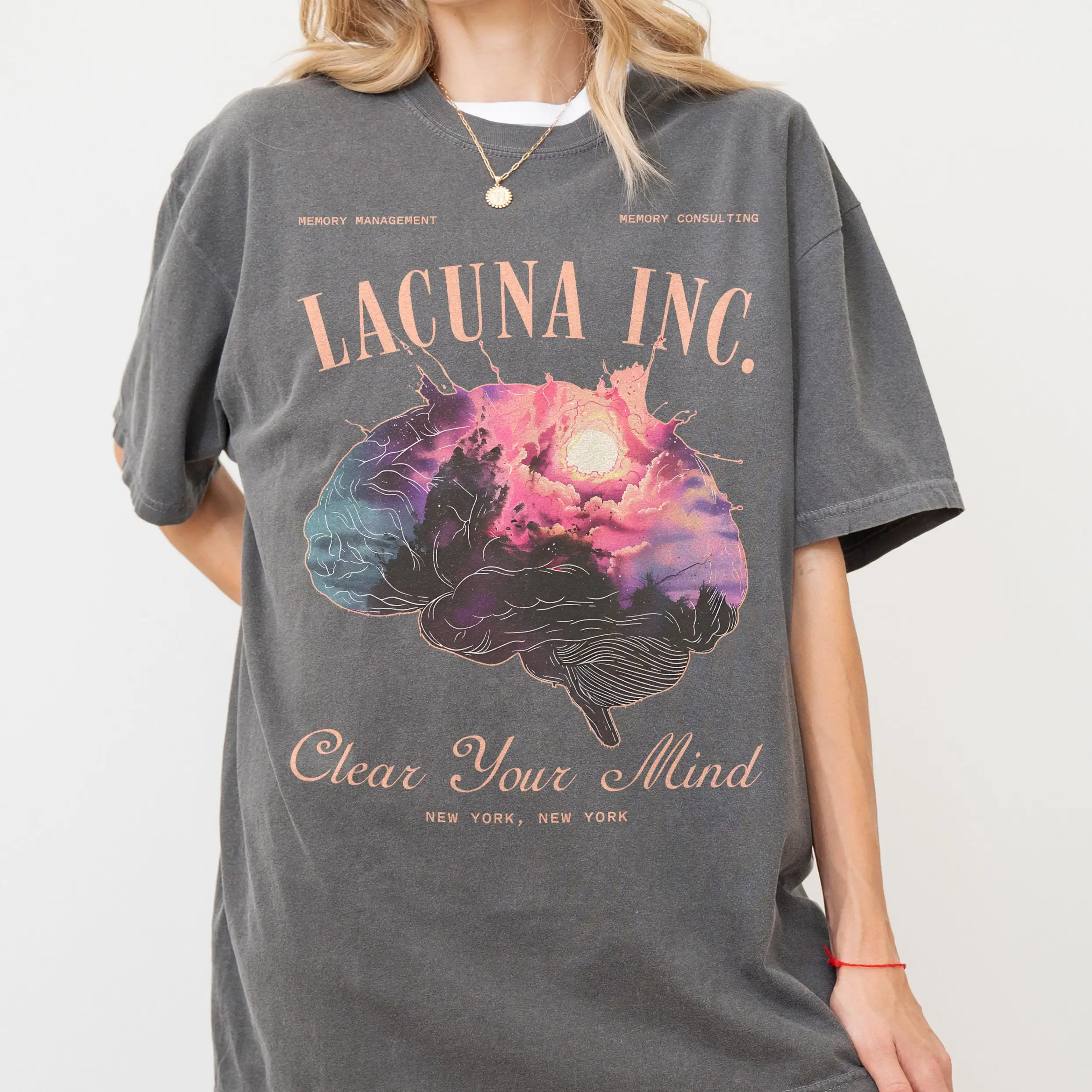 تي شيرت Eternal Sunshine تي شيرت Retro Lacuna Inc Logo For Of The Spotless Mind Memorabilia