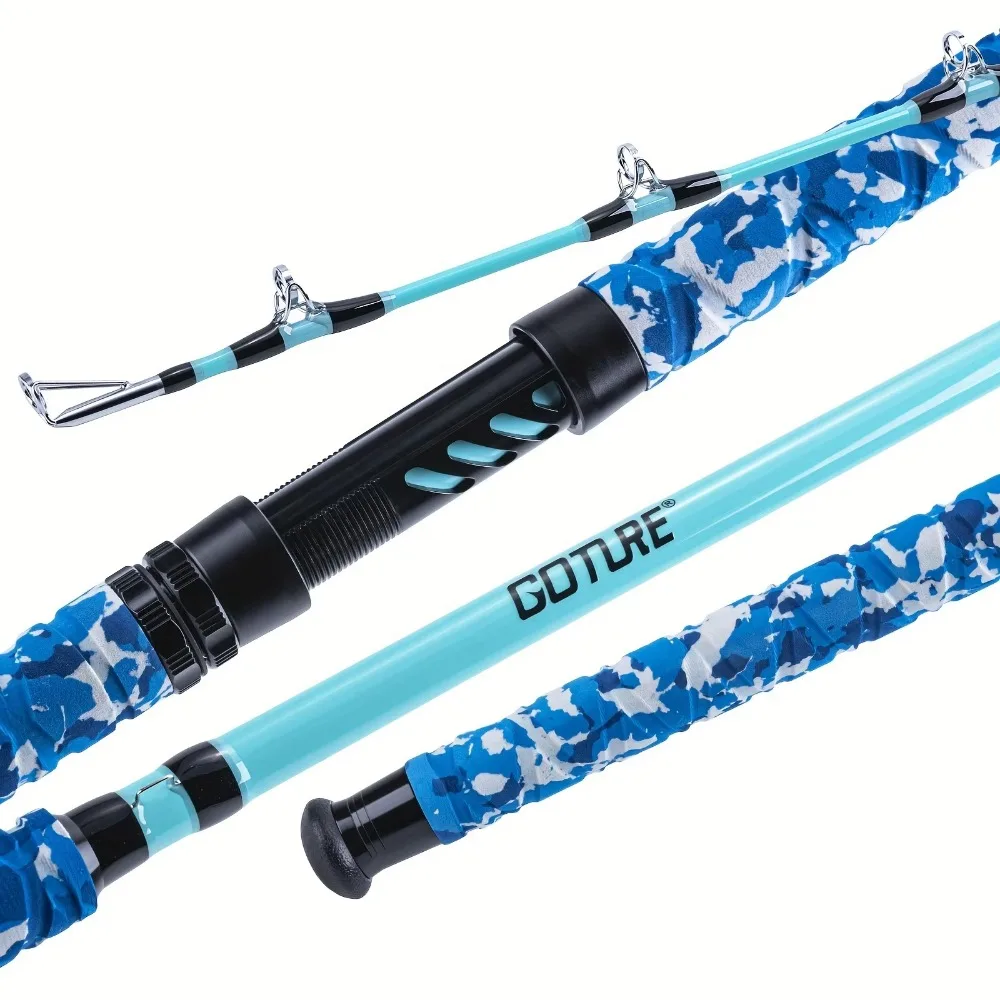 

Manufactured Wholesale Fishing Rods Price 7'5'' One Section Customize Catfishing Rods with Colorful Grips