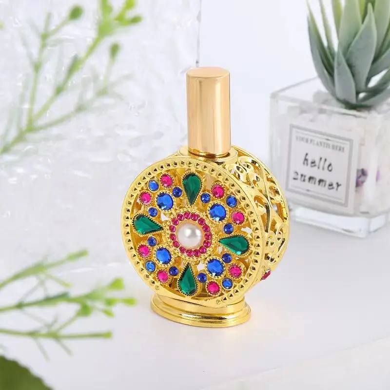 Dubai Inverted Essential Oil Bottle Ornament Perfume Bottle Aromatherapy Bottle 10ml Dispensing Single Bottle