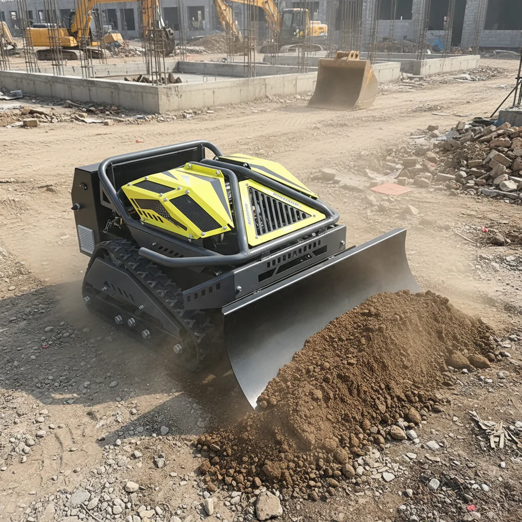 

Customize Durable Remote Control Crawler Mower For Rough Terrain And Slopes