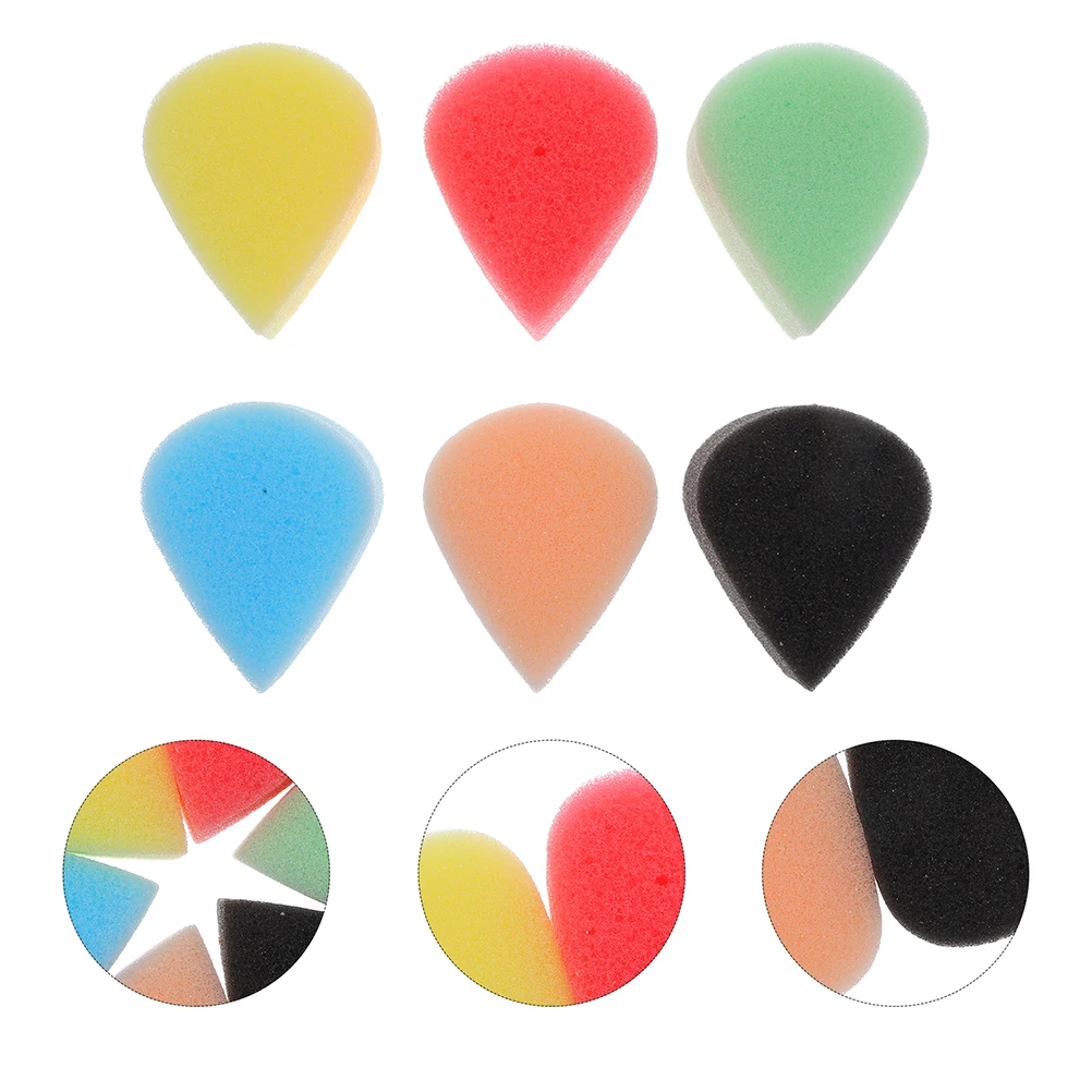 

12 Pcs Face Painting Sponge Makeup Craft Project Kit Sponges Crafts Supplies Artist Child