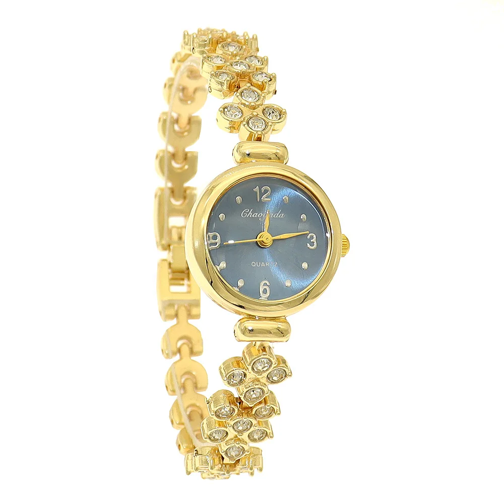 

Gold Women's Watch Business Leisure Element Watch Luxury Strap Quartz Rhinestone Watches