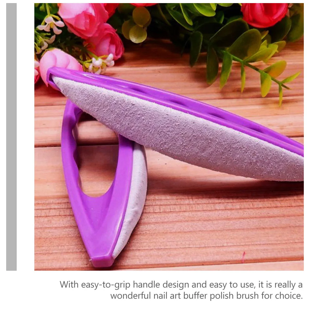 

6pcs Art Tool Finger Care Salon Use Sheepskin Nail Polishing Buffer Portable Manicure Accessory Household Nail Care Supply