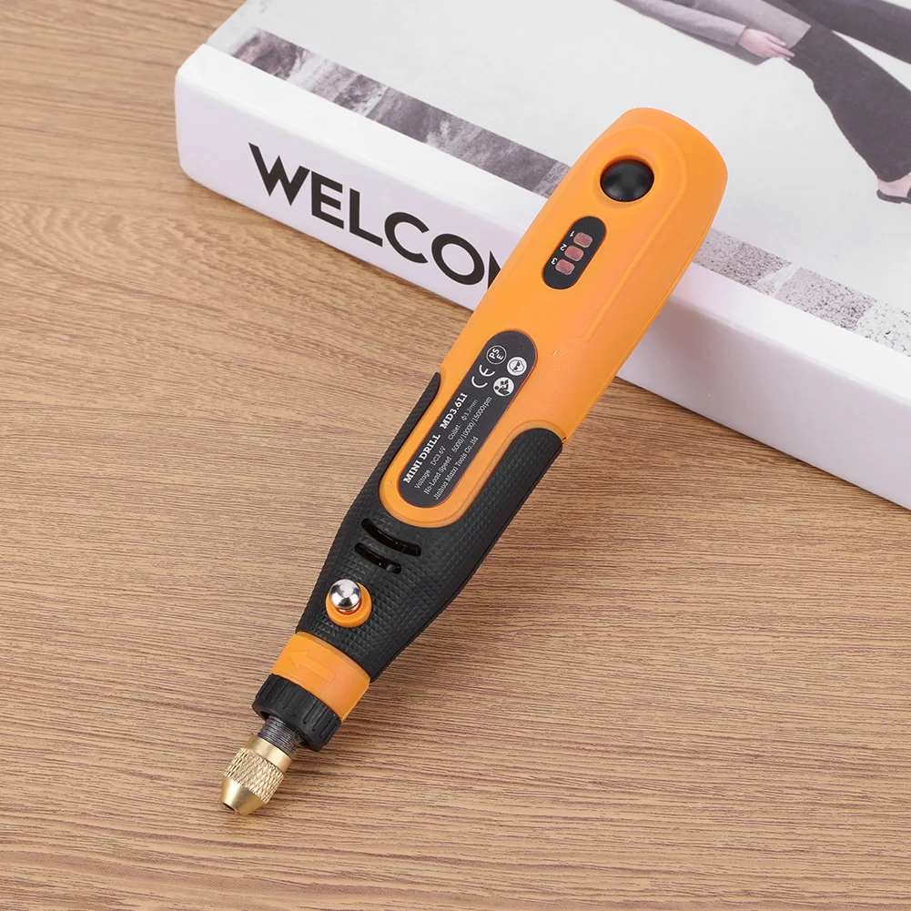 USB Cordless Rotary Tool Kit Woodworking Engraving Pen Mini Wireless Drill 5000-15000RPM for Sanding Polishing Drilling Etching