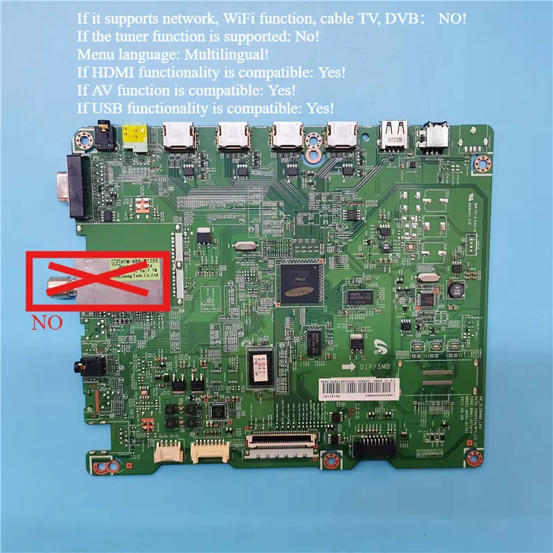 Buena prueba Tablero Principal BN94-05382G BN41-01747A placa base de tv inteligente para UA32D4000N UA40D5000PR UA46D5000PR 32 pulgadas UE32D4010NWXZT