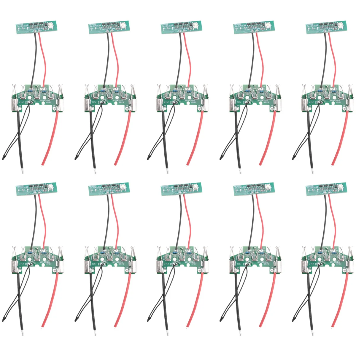 10Pc Li-Ion Battery Charging Protection Circuit Board for Bosch 18V 3.0Ah BAT610 BAT609G BAT618 Electric Power Tool