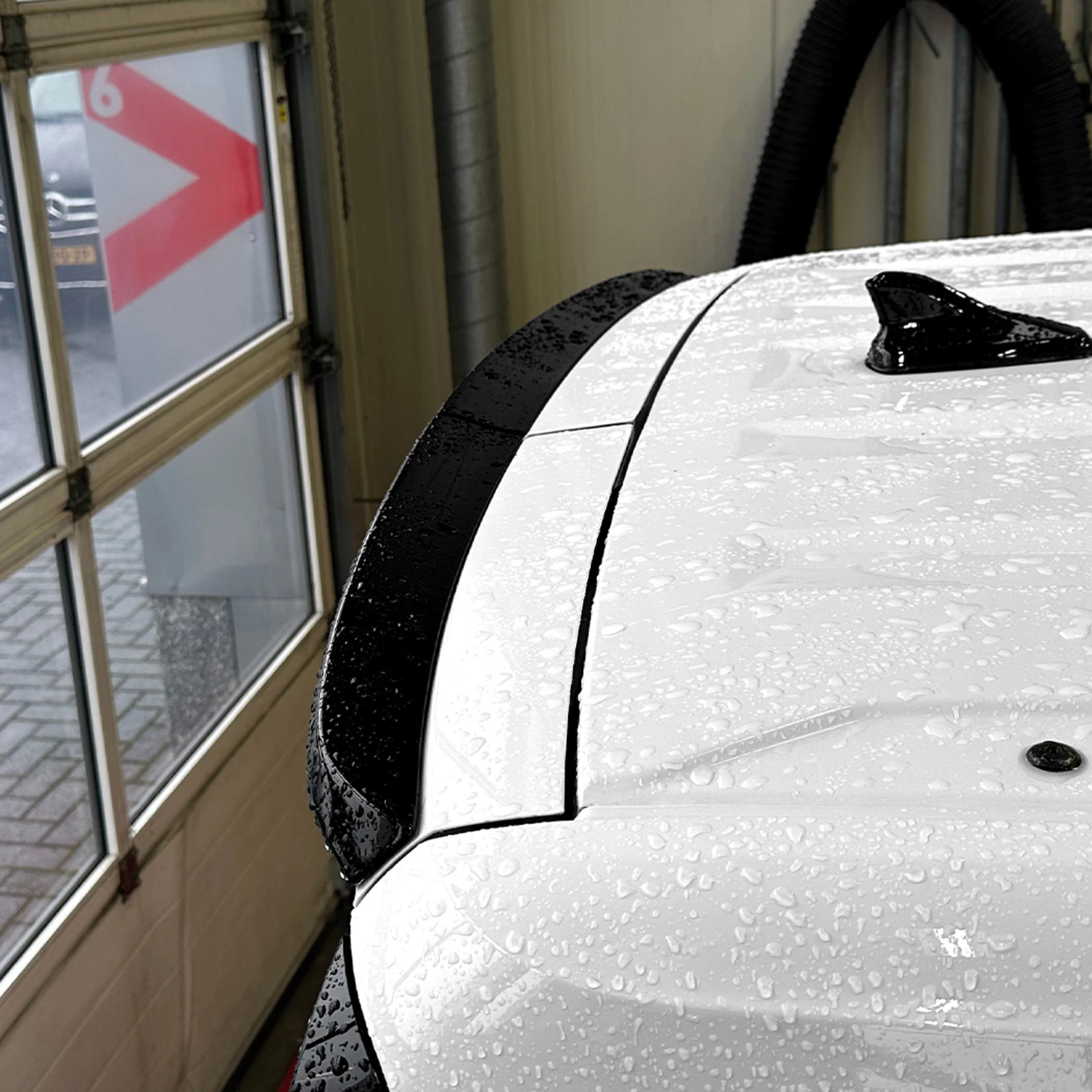 

For Volkswagen VW Caddy MK4 2020-2023 Rear Trunk Door Roof Spoiler Wing Boot Lid Extension Extension Wings Tailgate Upper Lip