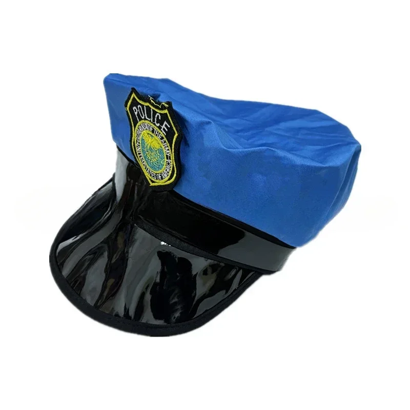 Heroes Police Officer Uniform Dressup Costume Blue Dress Girl Deluxe Police Dress Justice Halloween Party Performance Outfits - view 5