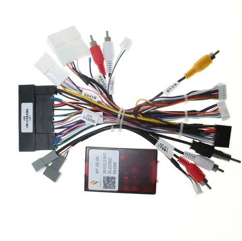 Cable de arnés de cableado estéreo de Radio de coche Canbus Android 16pin versión alta para Hyundai Sonata 9 para KIA KX5 KX7 2016 +