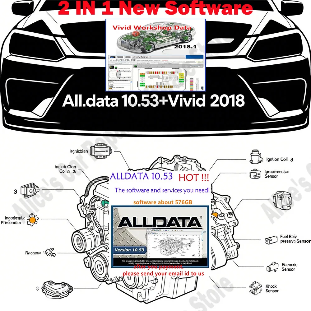 

Newest Version alldata 10.53 software + Vivid 2018.1 (Atris-Technik) send email Automotive Workshop DATA Auto Repair Software