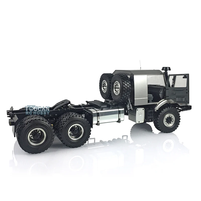 JDM 157 1/14 Metal 6 * 6 Off-road RC Ciągnik siodłowy Model Chłopcy Zabawki z osią różnicową Metalowe podwozie TH17202-SMT5