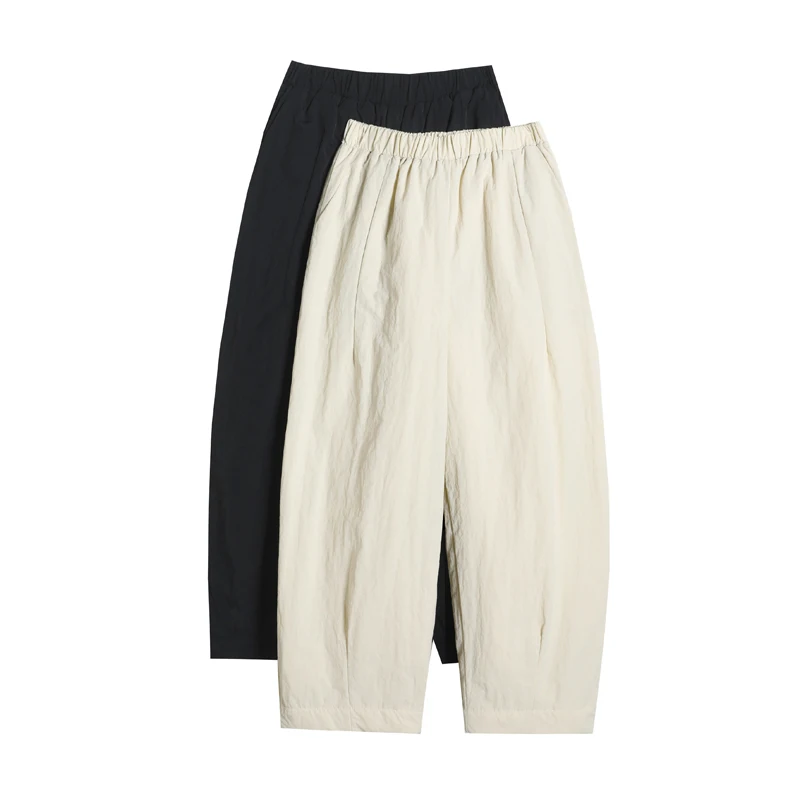 Pantaloni di cotone caldi Autunno Inverno Nuovo Sle Casual Pantaloni di cotone a nove punti per donna Pantaloni a gamba dritta leggeri