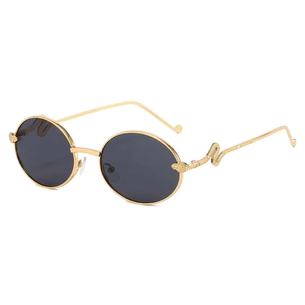 2025, Marke Snake Sonnenbrille für Damen, luxuriös, oval, cool, Sonnenschutz, Damenmode, Brille