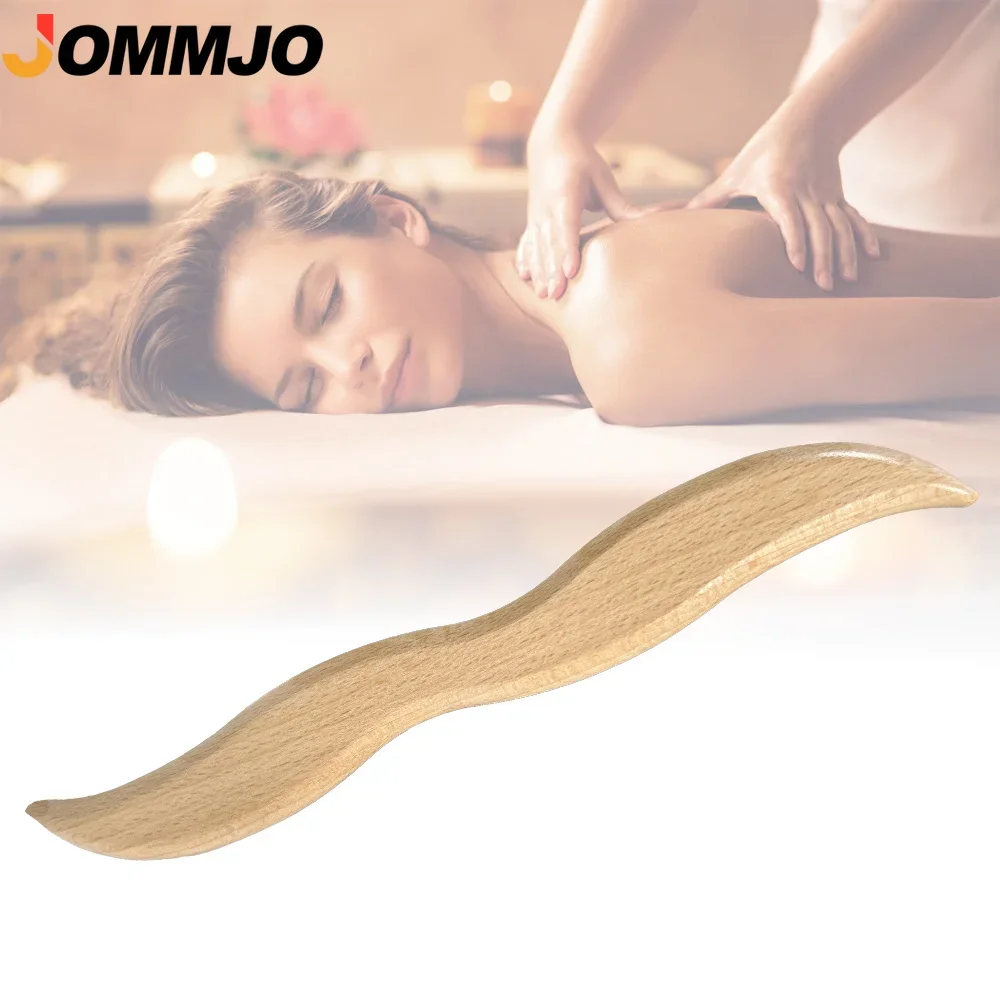1PCS Wooden Dolphin Face and Body Massage Tool | Beech Wood Gua Sha Massage Tool, Promotes Healthier Body Circulation