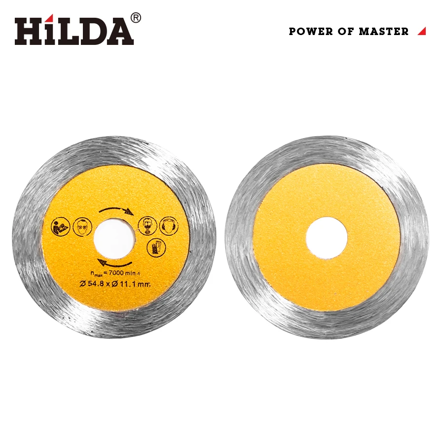 HILDA 54.8mm Circular Saw Blade Mini Saw Disc Diamond Saw Blade with 6mm Shank for Cutting Stone