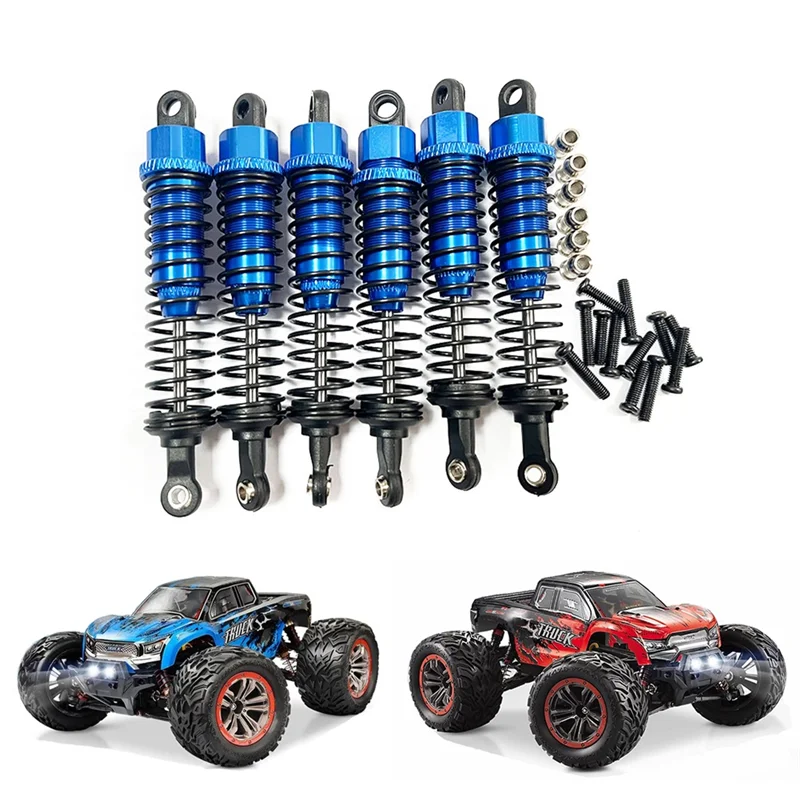 KKZ-6 個メタルオイルショックアブソーバーダンパー HOSIM XINLEHONG XLH 9125 9155 9156 1/10 1/12 RC カーアップグレードパーツアクセサリー用、1
