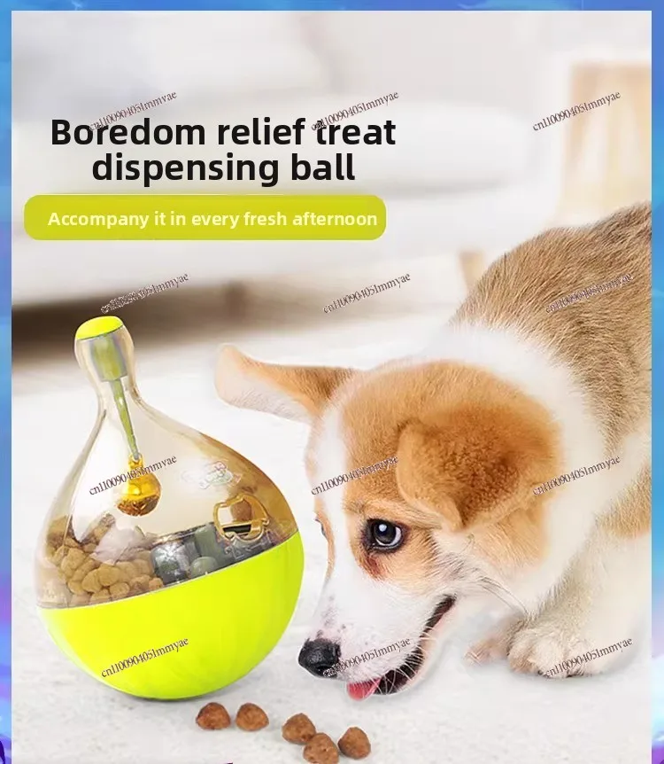 Toy tumbler dog relieves boredom, artifact teeth grinder leaking food container