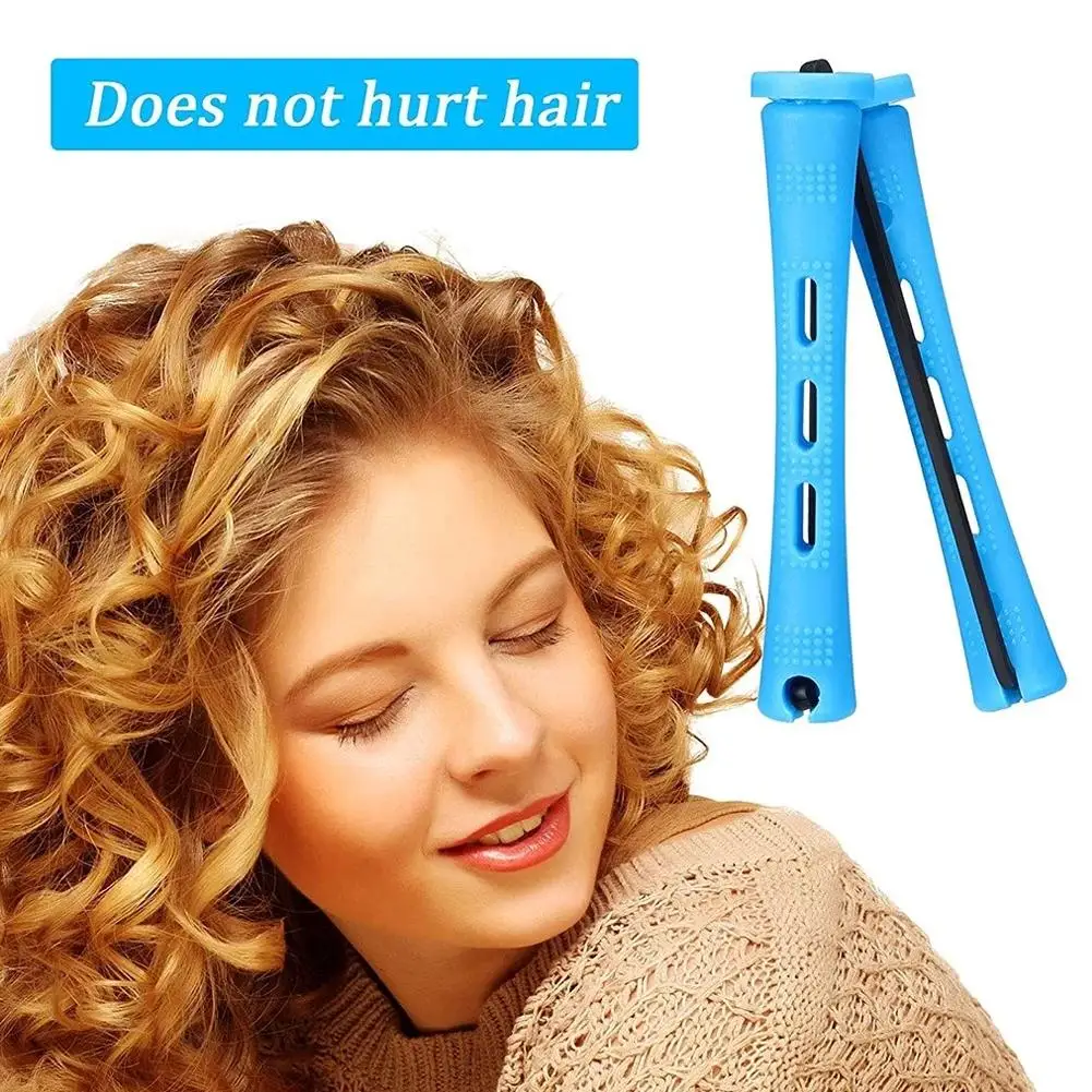 60 Pcs Hair Perm Rods Cold Wave Rod Plastic Perming Curlers Rollers For Salon Home Styling Tools J6m0