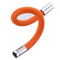 Kitchen Faucet Extension Extender Universal 360° Rotating Silicone Flexible Hose Water Tap Pipe Tube for Bathroom Wash Basin