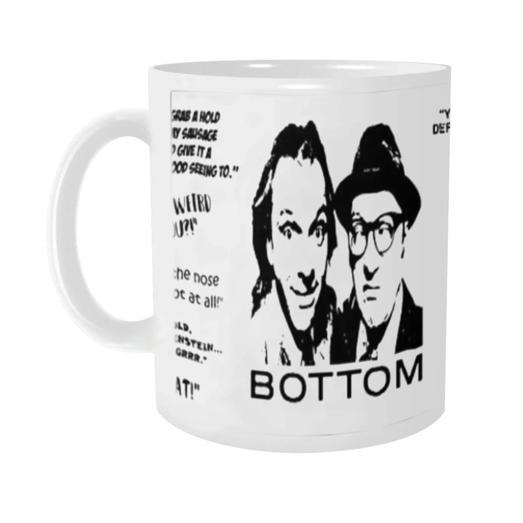 

BOTTOM - RICHIE AND EDDIE QUOTES Ceramics Coffee Mugs Tea Cup Milk Cups Gifts Drinkware Coffeeware