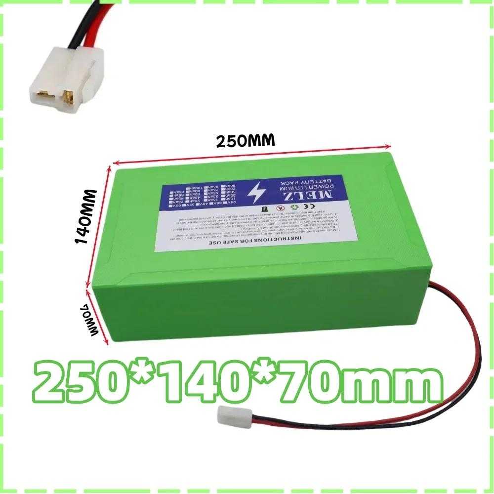 Air fast transportation New Full Capacity Power18650 Lithium Battery48V20-30AH Lithium Battery Pack 13S6P Suitable for 250-2000W