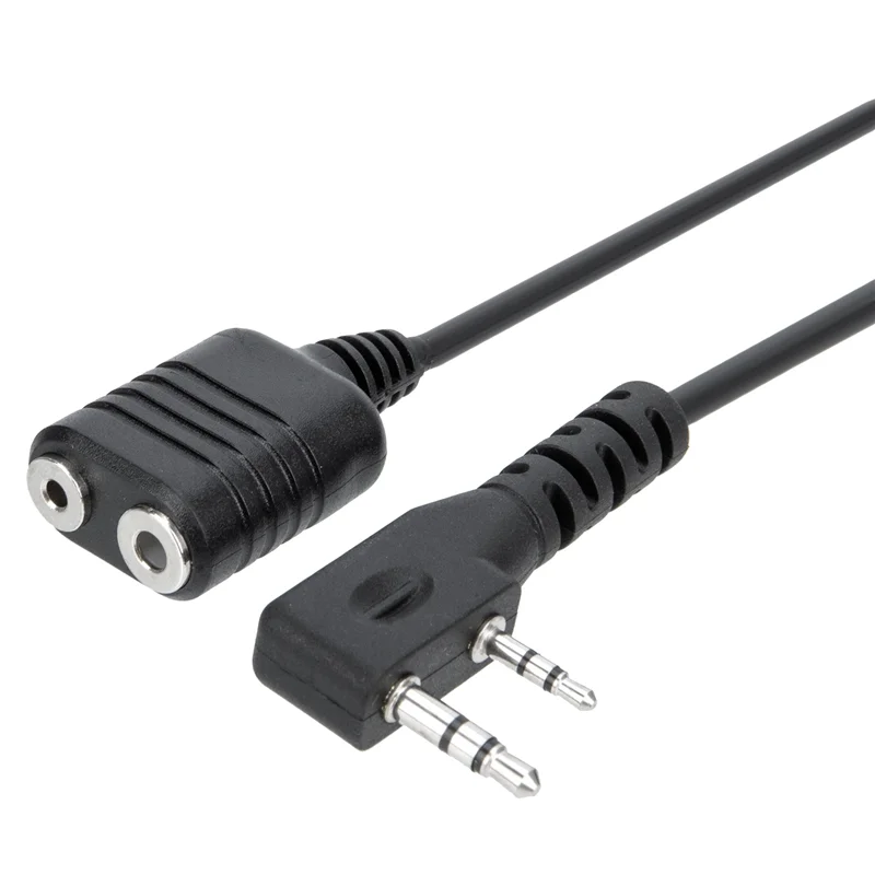 2PCS for TK Hand Microphone Extension 1 Meter Handset Extension Cable