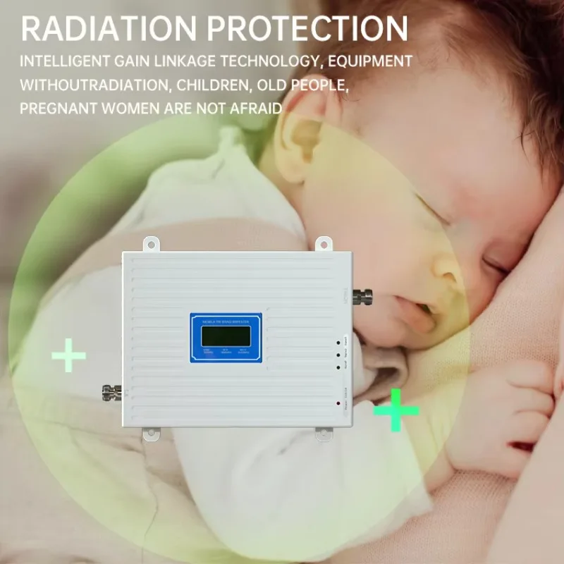 Outdoor tri-band 900/1800/2.10 quadrillion signal repeater compatible with GSM 3G 4G 5g and wi-fi networks cellular booster
