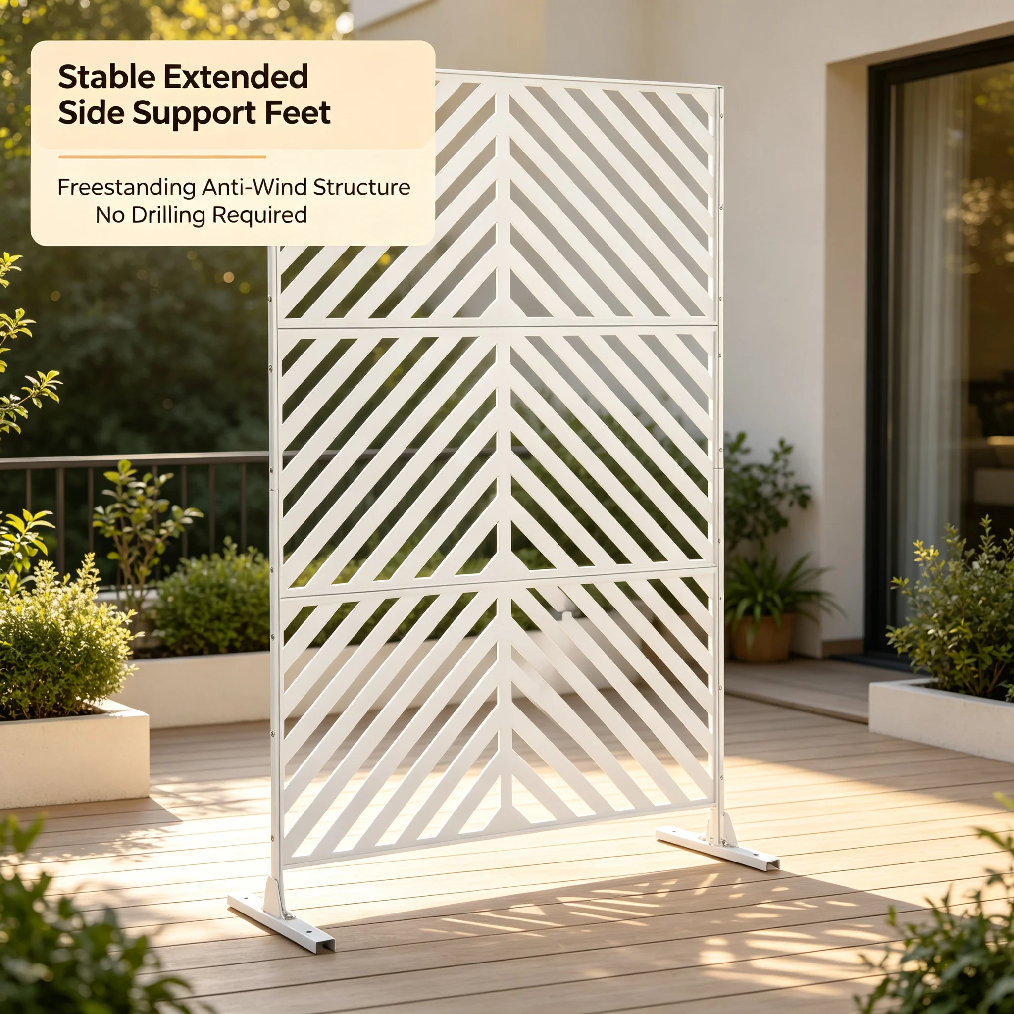 Decorative Privacy Screen with - Panel Line Marker recension och pris