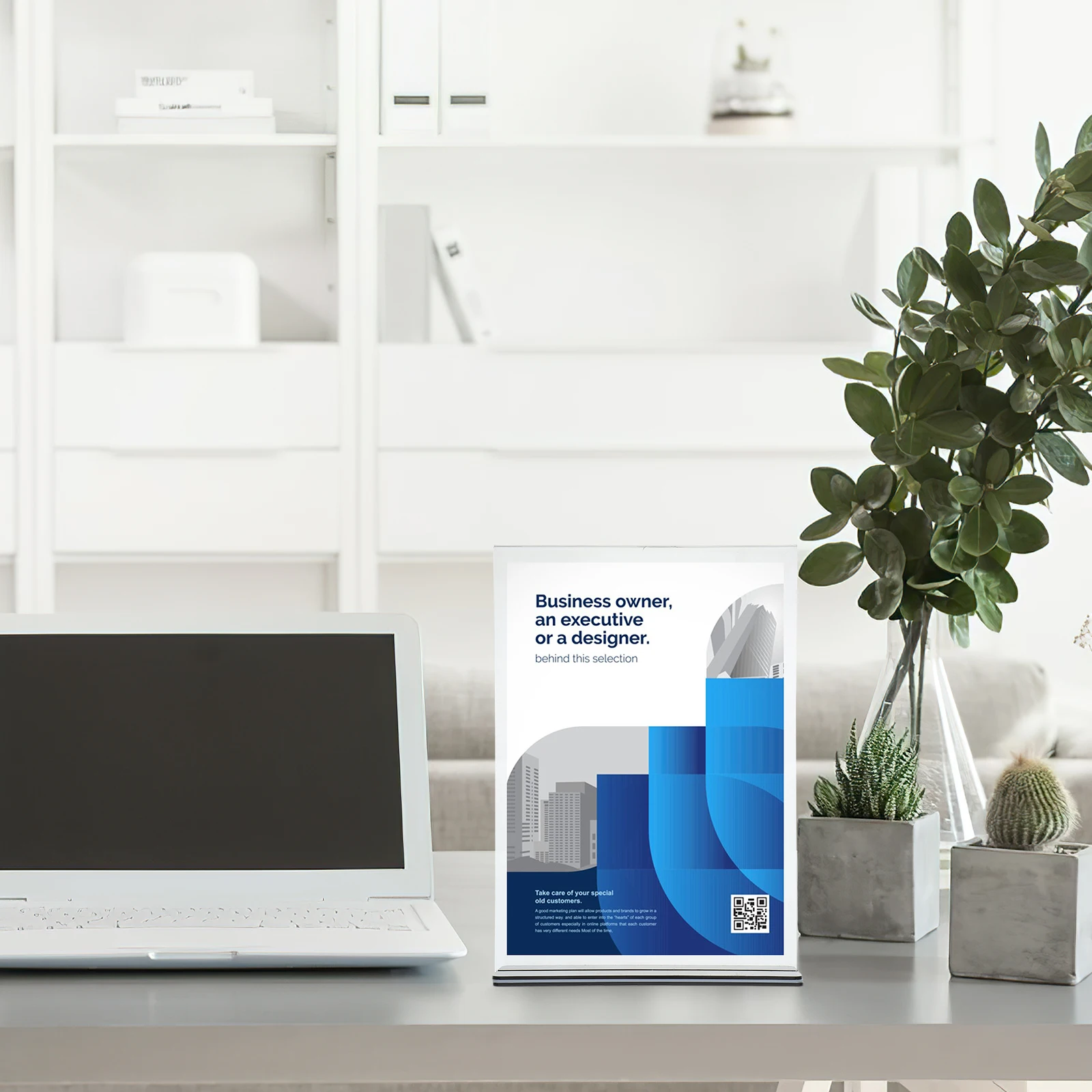 T-shaped Display Stand Desktop Sign Holder Vertical Section Small Restaurant Stands Table Card Holders Office