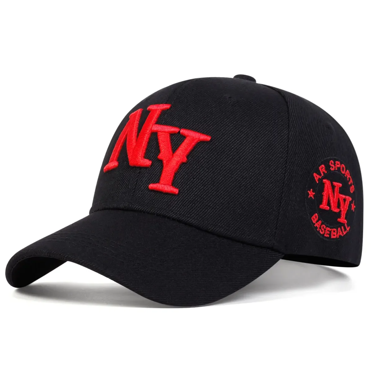 Unisex Letter Embroidery Baseball Caps Spring and Autumn Outdoor Adjustable Casual Hats Sunscreen Hat Sports Cap image 3