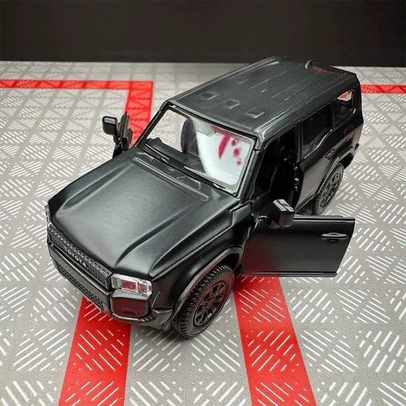 1/36 TOYOTA PRADO Land Cruiser LC250 SUV, модель автомобиля из сплава, металлические внедорожники, модель автомобиля, коллекция моделирования, детские игрушки, подарки