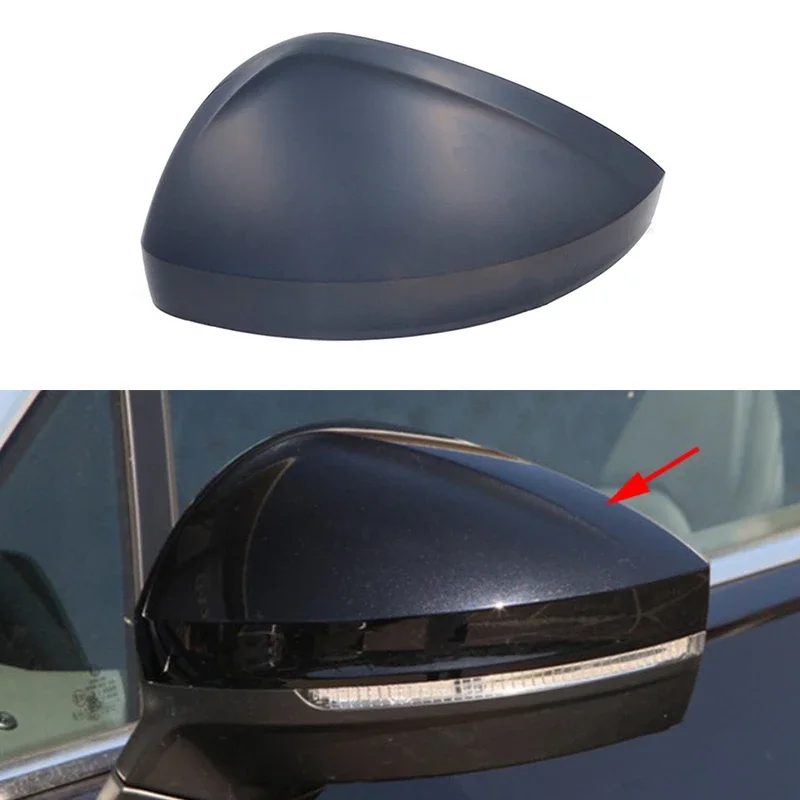 

Auto Left Right Side Rearview Mirror Cover Wing Mirror Shell Cap For VW Touareg 2019 2020 2021 760857537A 760857538A