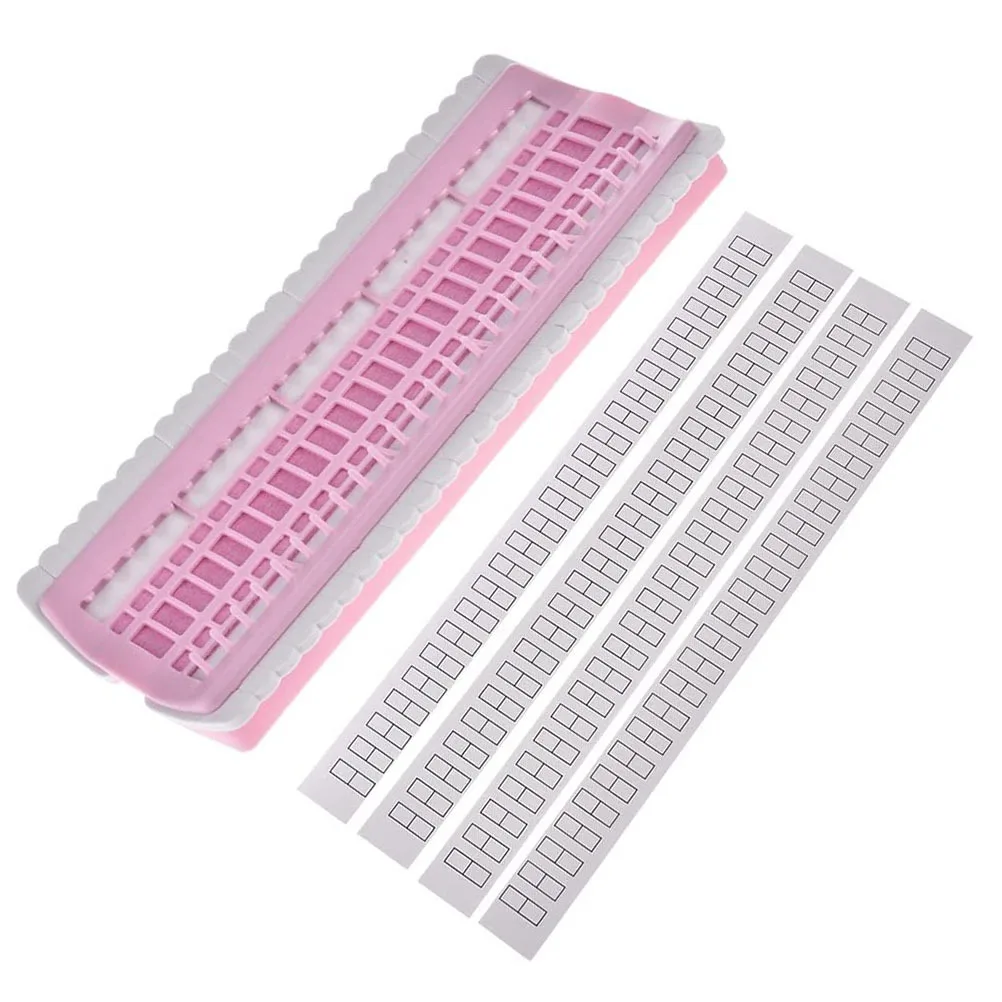 

1pc Cross Stitch Thread Organizer 50 Holes Plastic Floss Card Compact Embroidery Holder Tangle-Free Stitching Tool For Home