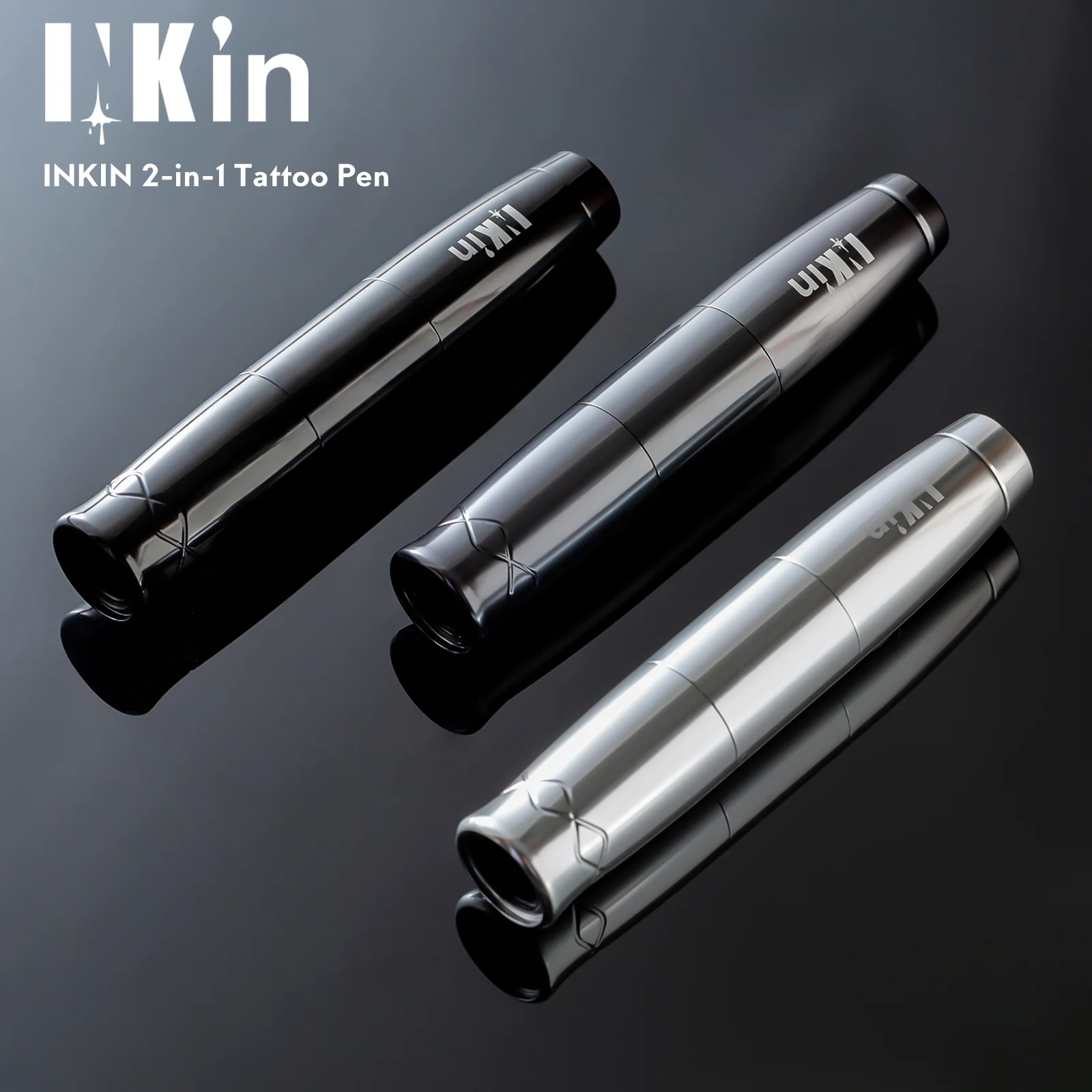 

INKin Nano 2 In 1 Tattoo Pen Machine Permanent Makeup for Eyebrow Eyeliner Lips Cartridge Tattoo Needles