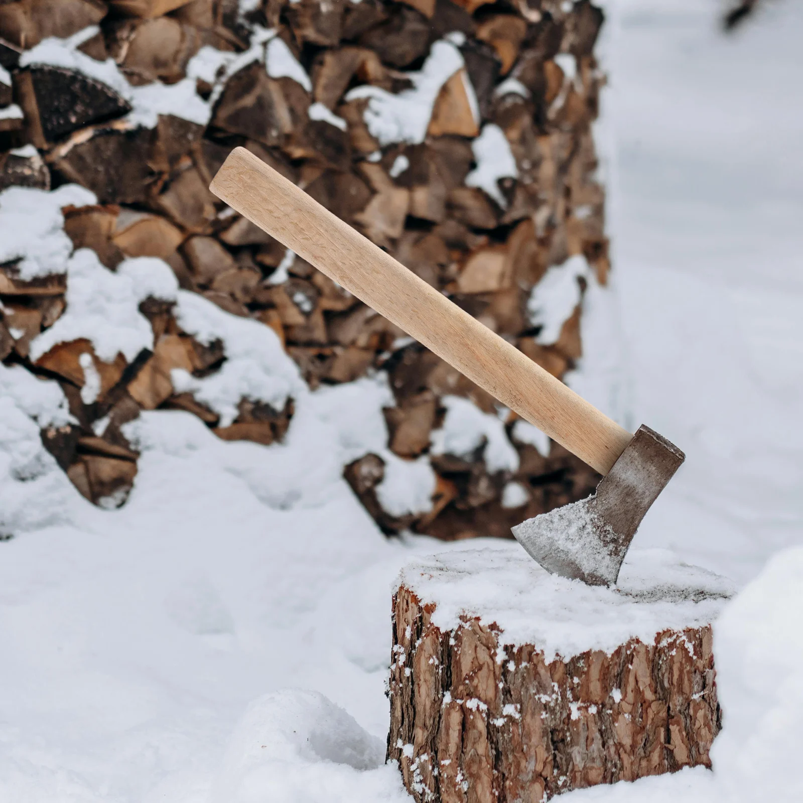 

1pc 39Cm Wooden For Hammer Hatchet Tool Handles Outdoor Garden Camp Use Durable Grip Axe Axe Wood Hammer Handle Wood Replacement